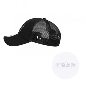 New Era Хлопковая полиэстеровая бейсболка унисекс черная, Black