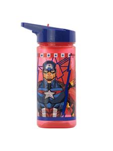 Красная бутылка для воды Avengers объемом 530 мл
