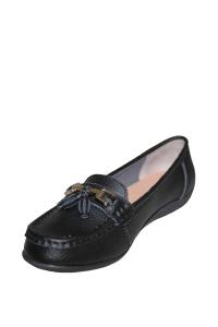 Кожаные лоферы Action с кисточками Boulevard, черный