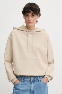 Хлопковая толстовка delfinia HUGO, бежевый