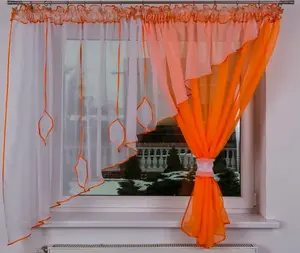 Готовая штора Лима 370x150 Оранжевый Правая Sonstige