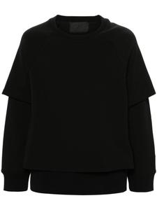 Многослойная толстовка из джерси Neil Barrett, черный