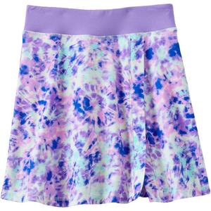Активная юбка Lands' End с разрезом на подоле для девочек 2–20 лет, цвет Lilac Multi Tie Dye
