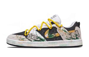 SB Alleyoop Roman Holiday износостойкие и легкие низкие кеды для скейтбординга мужские Nike, серый/зеленый