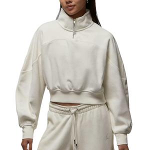 Flight Fleece Women's Quarter Zip Top Jordan, белый