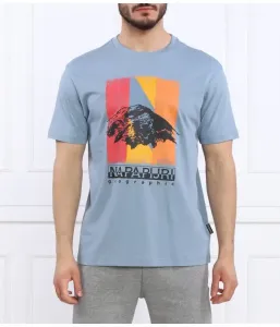 Футболка s-bolivar ss regular fit Napapijri, синий