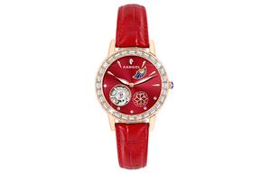 KANGOL Часы Women's Watch, Red Strap Gold Case Red Dial Goddess Edition