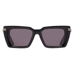 Женские прямоугольные солнцезащитные очки Ferragamo серого цвета SF2089S 001 52 Salvatore Ferragamo