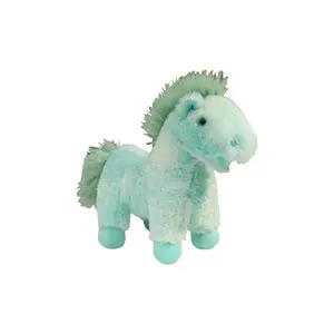 Плюшевая кукла Healing Sweet Plush Rainbow Horse высотой 22см/35см Mr. Toy, зеленый