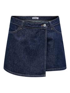 Тканевые шорты ONLY, темно-синий деним