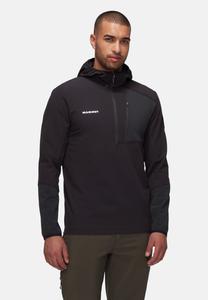 Толстовка с капюшоном MADRIS LIGHT HALF ZIP Mammut, черный