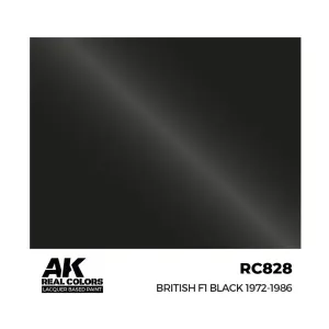 Британский F1 Черный 1972-1986 гг., Paint - Real Color, Dropper Bottles (AK-Interactive)
