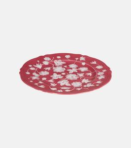 Фарфоровая декоративная тарелка Ginori 1735 с цветочным узором Cabana