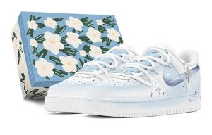 Женские кроссовки для скейтбординга Nike Air Force 1, Sky Blue