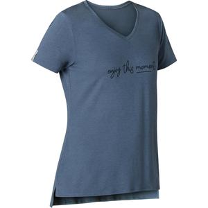 Футболка женская серая шиферно-голубая DECATHLON