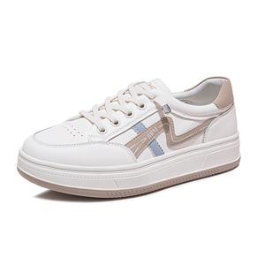 Низкие женские скейтерские кеды POOQ, бежевый