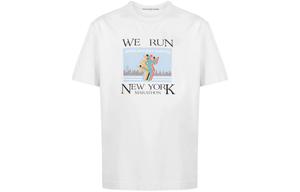 Футболка с принтом логотипа Alexander Wang, белый