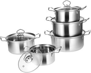 Наборы посуды Alipis, 5 предметов, серебряный