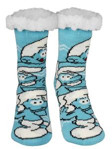 Носки смурфиков, домашние носки, уютные носки, носки синего цвета Die Schlümpfe