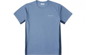 Columbia Футболка с рукавом дроп-шолдер мужская blue