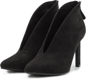 Женские ботильоны LEHOOR с заостренным носком на шпильке, V-образный вырез, замшевые, с задней молнией, каблук 7,5 см, короткие ботильоны, без застежки, повседневные, для вечеринок, свадеб, офиса, ретро-шик, размеры US 4-11, Suede Black