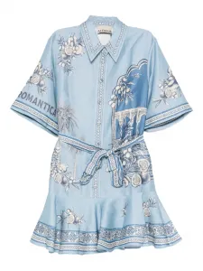 Мини-платье Villa Romantica Alemais, синий