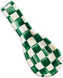 MacKenzie-Childs Подставка для ложки Emerald Check