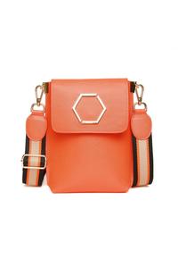 Сумка через плечо Brompton для телефона ALICE WHEELER LONDON, оранжевый