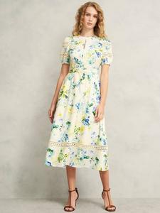 Платье в цветочек от винни Hobbs, слоновая кость/разноцветный