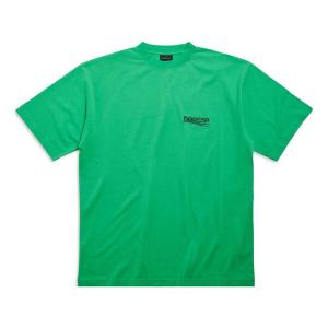 Футболка political campaign t-shirt large fit 'green black blue' Balenciaga, черный