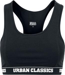 Бюстье Urban Classics Ladies Logo Bra, черный