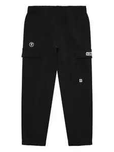 Спортивные брюки карго AAPENOW Moonface Aape By A Bathing Ape, черный