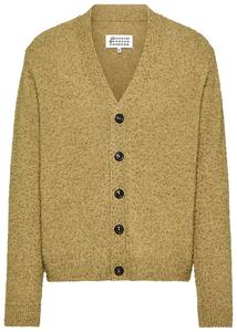 Кардиган Maison Margiela Wool Blend Cardigan 'Light Green', зеленый