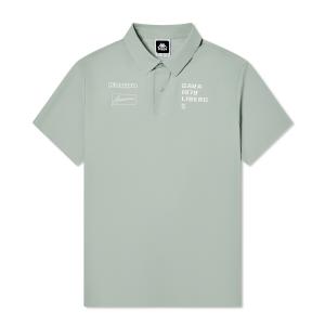 Рубашка поло мужская, цвет гравийно-зеленый - 3125 Kappa, зеленый