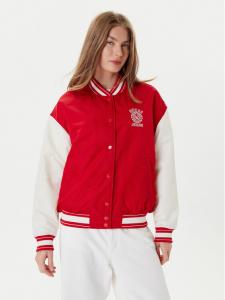 Бомбер regular fit W5YL15 WHAA2 Guess Jeans, красный