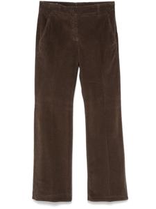 Incotex расклешенные брюки, коричневый