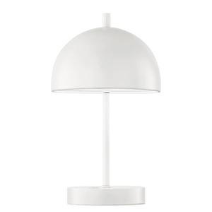 Светодиодная настольная лампа Schöner Wohnen Kollektion Kia, утюг - 1 пламя - матовый белый - высота: 27 см