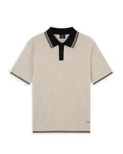 Вязаный поло-свитер PS Paul Smith, слоновая кость/кремовый