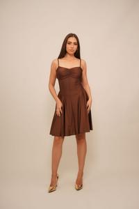 Платье WAL G. AMELIE, Dark Brown