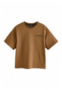 Футболка с длинным рукавом CREW smALLSAINTS, коричневый