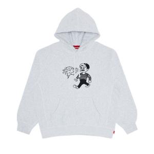 Толстовка Supreme x Homerun Hooded Sweatshirt, Ash Grey