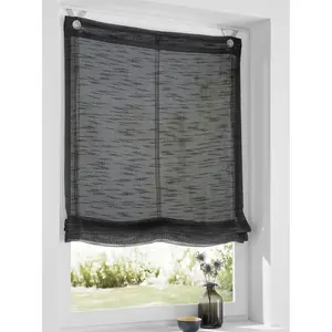 Штора с люверсами Heine Home, антрацит