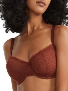 Голые женские бюстгальтеры Push-Up без подкладки Bare, цвет spiced apple