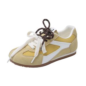 CZRSK Женские противоскользящие дышащие повседневные кеды с защитой от истирания желтые, цвет Yellow