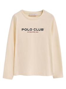 Polo Club Футболка с длинными рукавами бежевого цвета