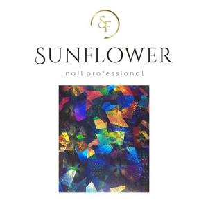 Наклейки с лазерным эффектом Le11, SUNFLOWER