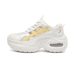 ZHR Кроссовки Cream Puff Shoes. Износостойкие, дышащие, легкие, низкие, массивные женские кроссовки