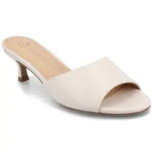 Женские босоножки Jeylah с одинарным ремешком на каблуке-рюмочке Journee, белый