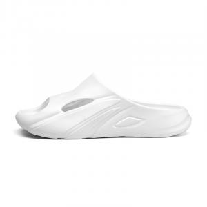 Тихие, нескользящие, устойчивые к запахам тапочки-слайды унисекс KLAOSD, White