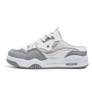 Sportful Скользоустойчивые, износостойкие, дышащие мужские кэжуал кеды низкие бело-серые, цвет White Gray